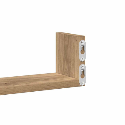 Wall Shelf 3 pcs Artisian Oak Engineered Wood