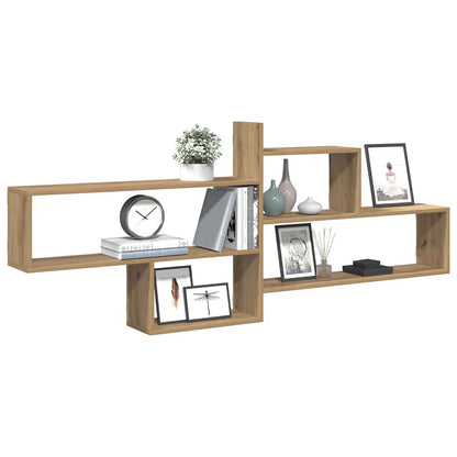 Wall Shelf Artisian Oak 167.5x18x68 cm Engineered Wood