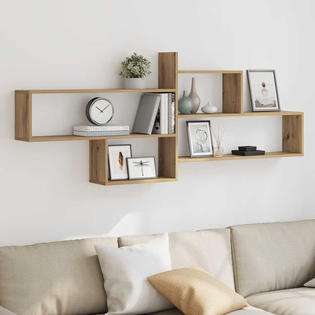 Wall Shelf Artisian Oak 167.5x18x68 cm Engineered Wood