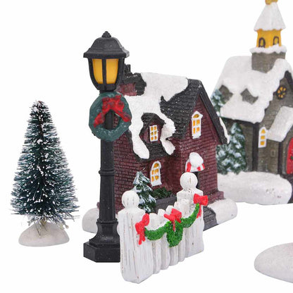 Christmas Tabletop Decor Multicolour Resin, Plastic