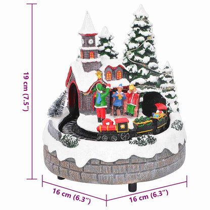 Christmas Tabletop Multicolour 16 x 16 x 19 cm Resin