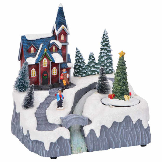 Christmas Village Decoration Multicolour 20.5 x 17 x 21 cm