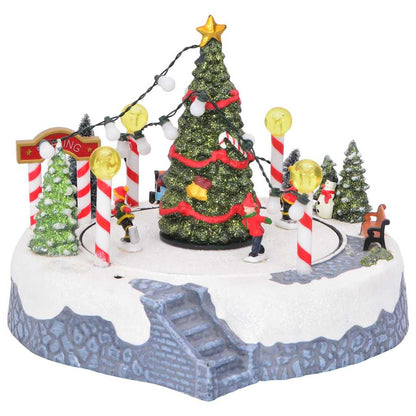 Christmas Village Decoration Multicolour 22 x 21.5 x 17 cm