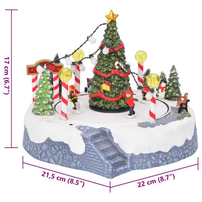Christmas Village Decoration Multicolour 22 x 21.5 x 17 cm