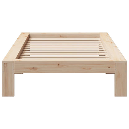 Bed Frame | Natural Wood | Solid Pine Wood | Single | Stylish