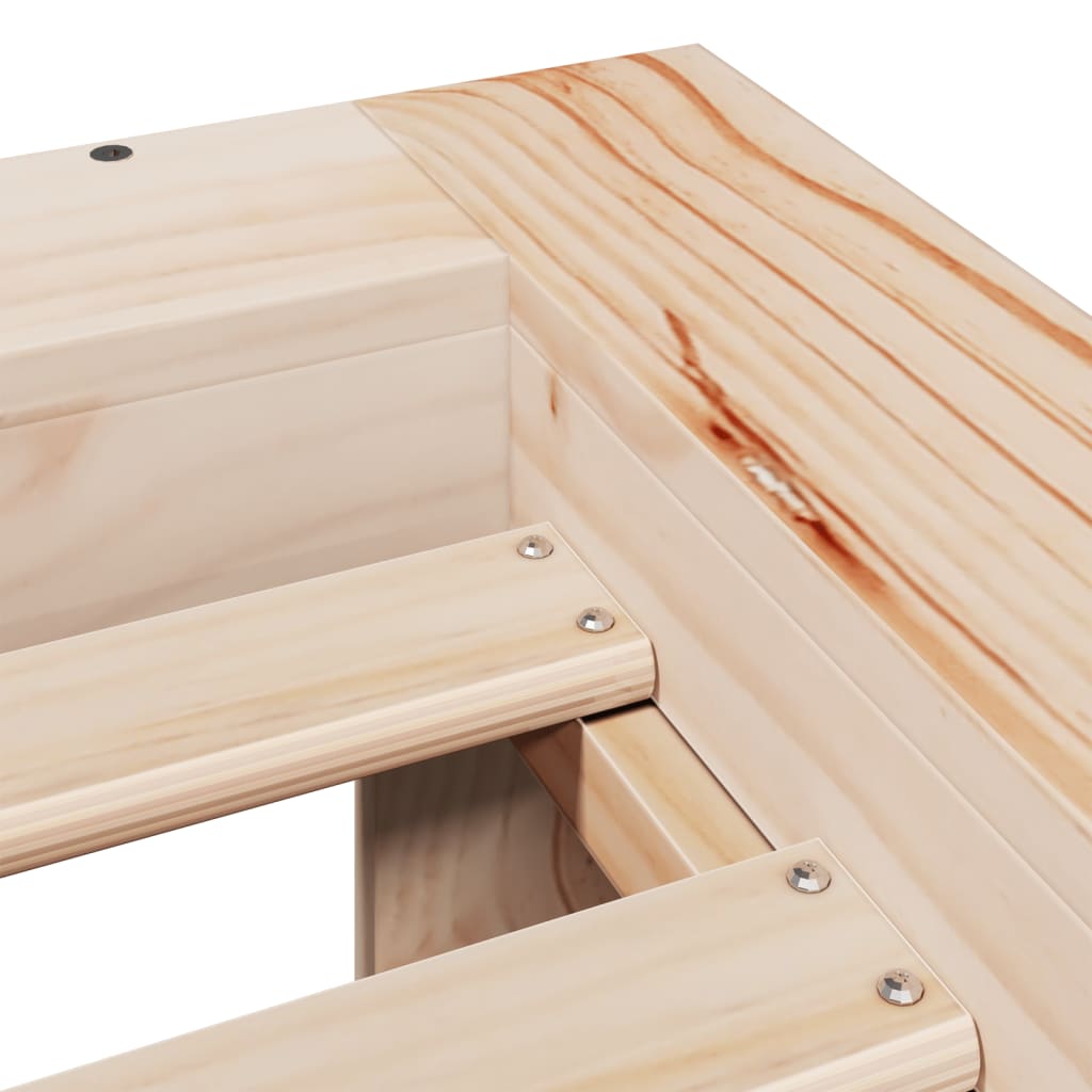 Bed Frame | Natural Wood | Solid Pine Wood | Single | Stylish