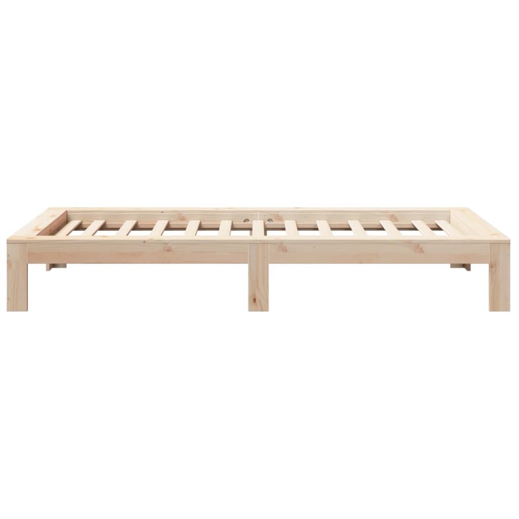 Bed Frame | Natural Wood | Solid Pine Wood | Small Single | Bed Frame