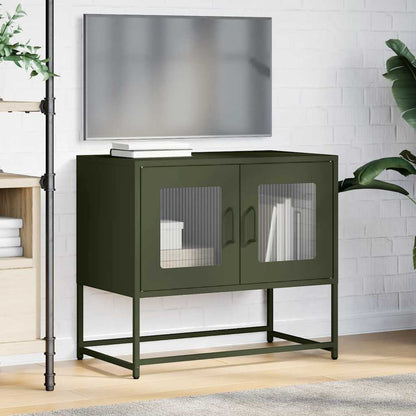 TV Cabinet Olive Green 68x39x60,5 cm Cold-rolled Steel