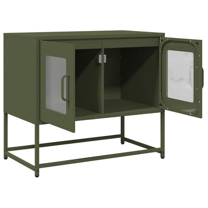 TV Cabinet Olive Green 68x39x60,5 cm Cold-rolled Steel