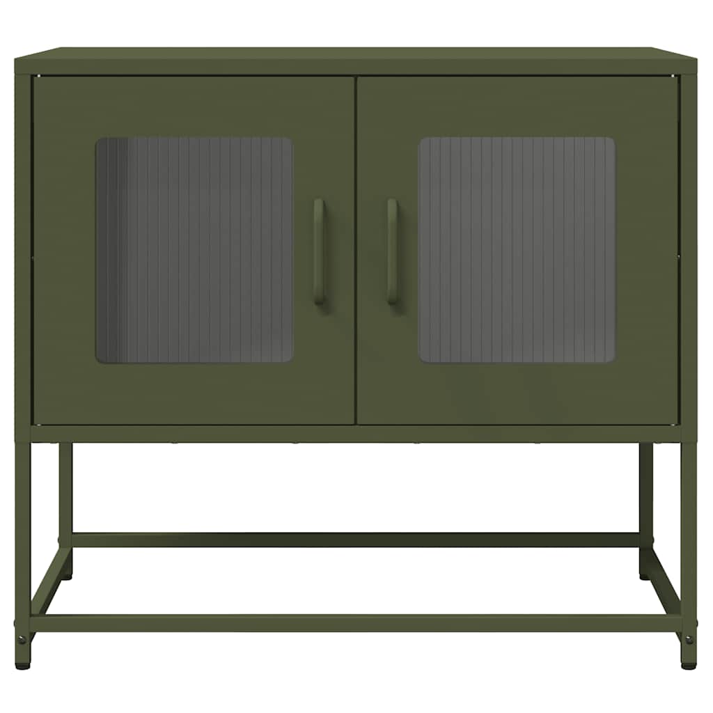 TV Cabinet Olive Green 68x39x60,5 cm Cold-rolled Steel