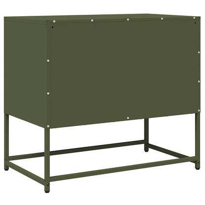 TV Cabinet Olive Green 68x39x60,5 cm Cold-rolled Steel