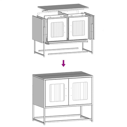 TV Cabinet Olive Green 68x39x60,5 cm Cold-rolled Steel
