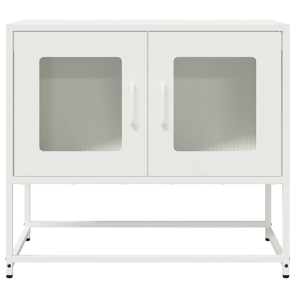 TV Cabinet White 68x39x60.5 cm Cold-rolled Steel