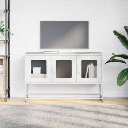 TV Cabinet White 100,5x39x60,5 cm Cold-rolled Steel
