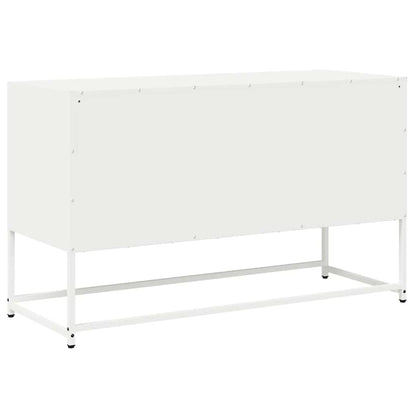 TV Cabinet White 100,5x39x60,5 cm Cold-rolled Steel