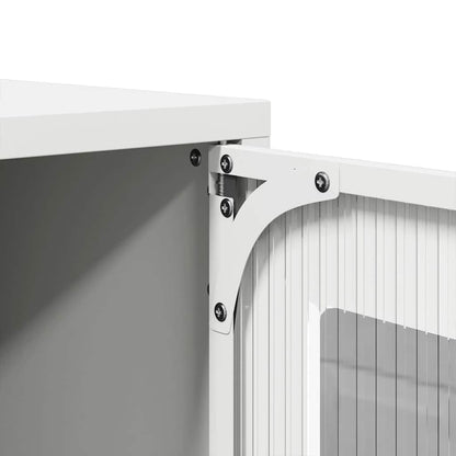 TV Cabinet White 100,5x39x60,5 cm Cold-rolled Steel
