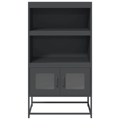Highboard Anthracite 68x39x123 cm Steel
