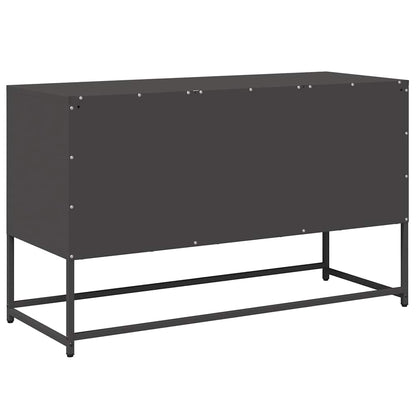 TV Cabinet Black 100,5x39x60,5 cm Steel
