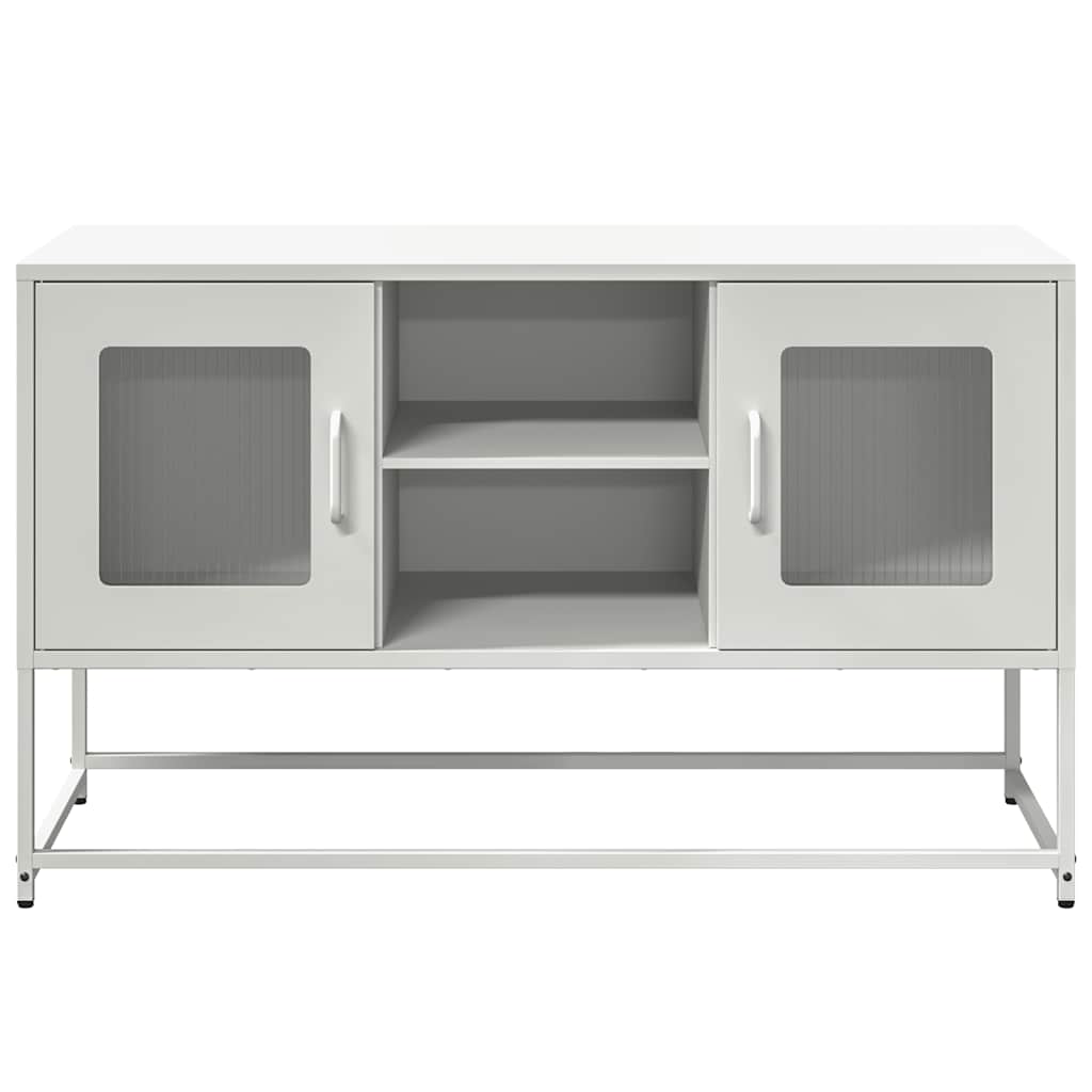 TV Cabinet White 100,5x39x60,5 cm Steel