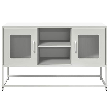 TV Cabinet White 100,5x39x60,5 cm Steel