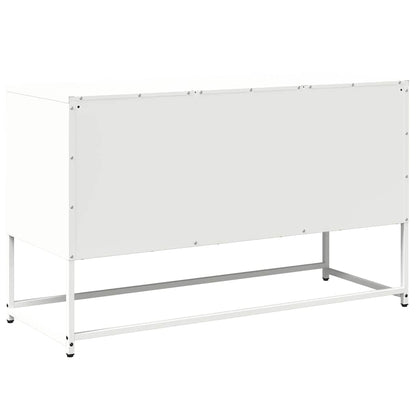 TV Cabinet White 100,5x39x60,5 cm Steel