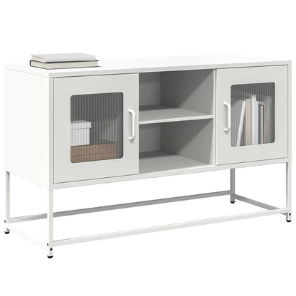TV Cabinet White 100,5x39x60,5 cm Steel