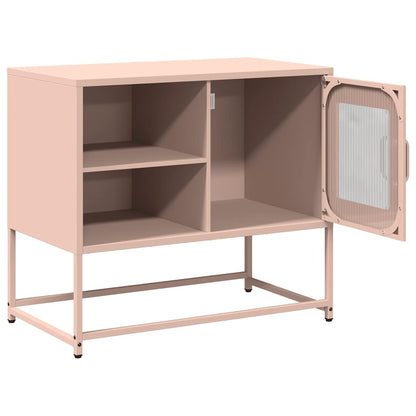 TV Cabinet Pink 68x39x60,5 cm Steel