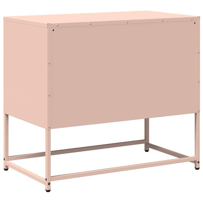 TV Cabinet Pink 68x39x60,5 cm Steel