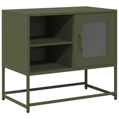 TV Cabinet Olive Green 68x39x60,5 cm Steel