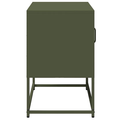 TV Cabinet Olive Green 68x39x60,5 cm Steel