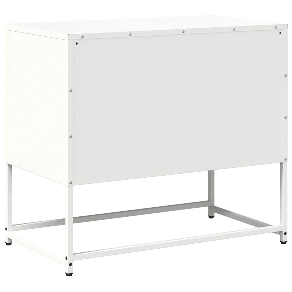 TV Cabinet White 68x39x60,5 cm Steel