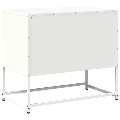 TV Cabinet White 68x39x60,5 cm Steel