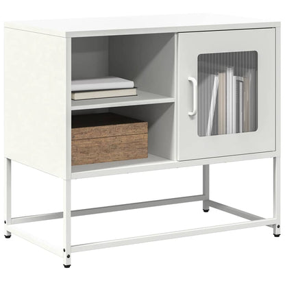 TV Cabinet White 68x39x60,5 cm Steel