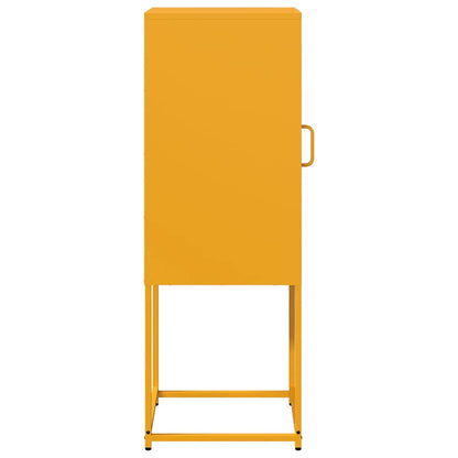 Sideboard Mustard Yellow 36x39x107 cm Cold-rolled Steel