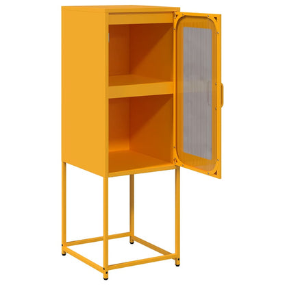 Sideboard Mustard Yellow 36x39x107 cm Cold-rolled Steel