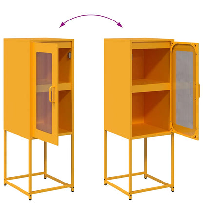 Sideboard Mustard Yellow 36x39x107 cm Cold-rolled Steel