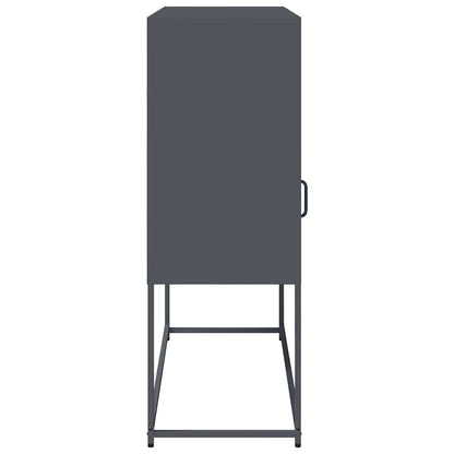 Sideboard Anthracite 100,5x39x107 cm Cold-rolled Steel