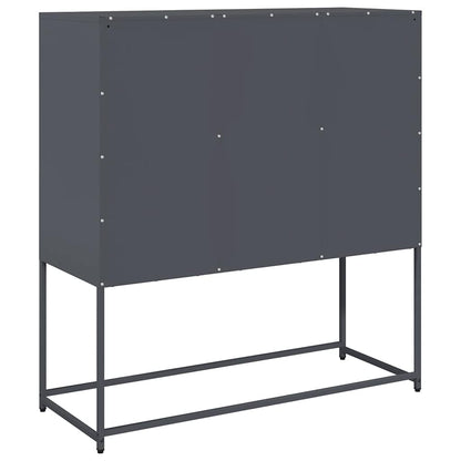 Sideboard Anthracite 100,5x39x107 cm Cold-rolled Steel