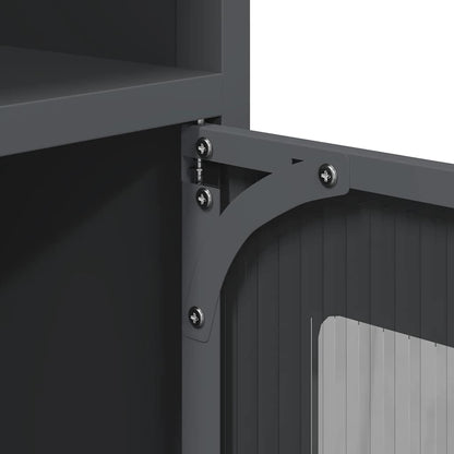 Sideboard Anthracite 100,5x39x107 cm Cold-rolled Steel