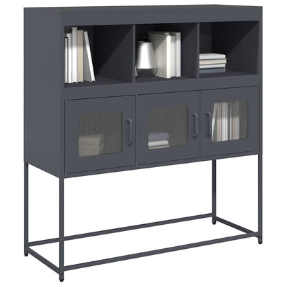 Sideboard Anthracite 100,5x39x107 cm Cold-rolled Steel