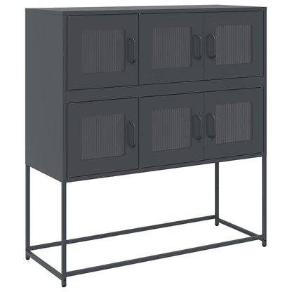 Sideboard Anthracite 100,5x39x107 cm Cold-rolled Steel