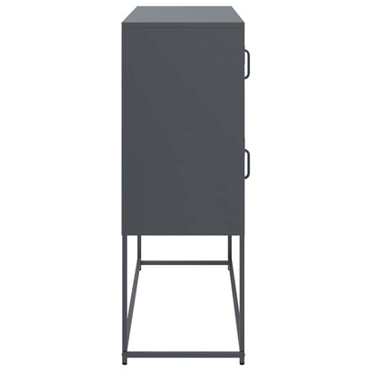 Sideboard Anthracite 100,5x39x107 cm Cold-rolled Steel