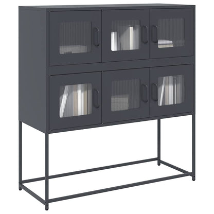 Sideboard Anthracite 100,5x39x107 cm Cold-rolled Steel