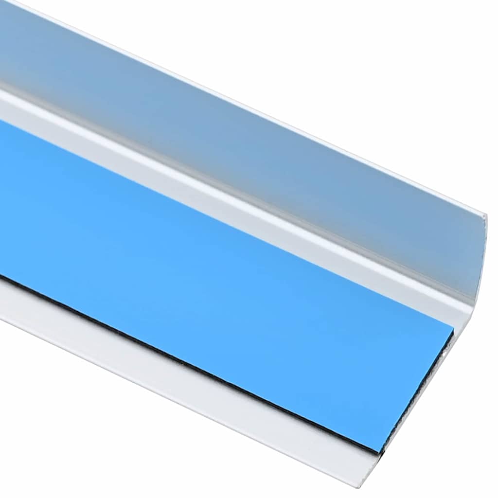Stair Nosings 30 pcs Silver 67 x 3.5 x 3 cm Aluminium