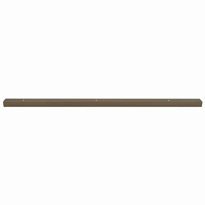 Stair Nosings 30 pcs Brown 67 x 3.5 x 3 cm Aluminium