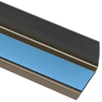 Stair Nosings 10 pcs Champagne 67 x 3.5 x 3 cm Aluminium