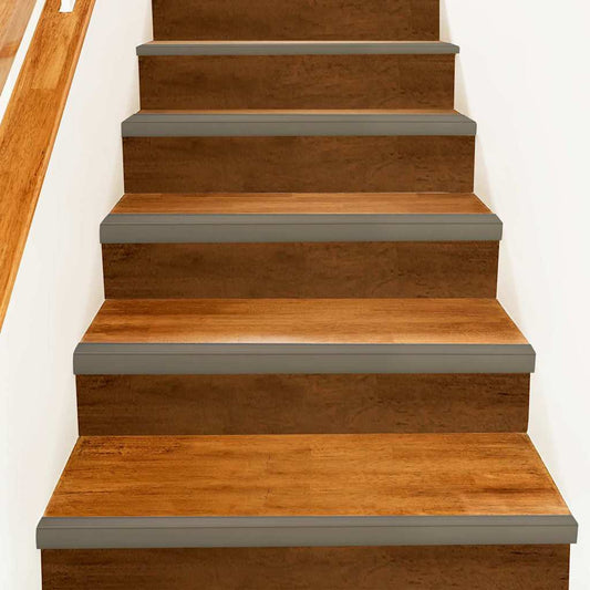 Stair Nosings 10 pcs Champagne 67 x 3.5 x 3 cm Aluminium