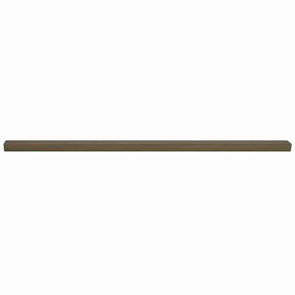 Stair Nosings 10 pcs Brown 67 x 3 x 2 cm Aluminium