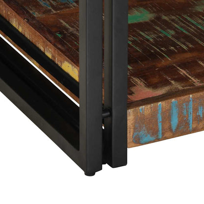 Coffee Table Multicolour 90x50x38 cm Solid Wood Reclaimed