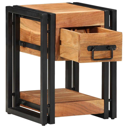 Bedside Cabinet 2 pcs Brown 30 x 30 x 40 cm Solid Acacia Wood